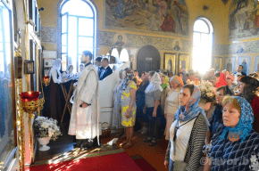 Слет православной молодежи. Божественная литургия.